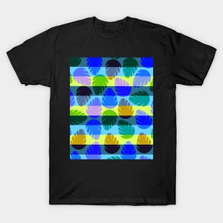 Colorful leaves and stripes T-Shirt